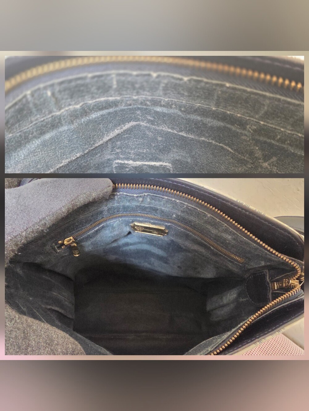 MCM White Monogram Shoulder Bag Vintage AUTHENTIC - Picture 15 of 16